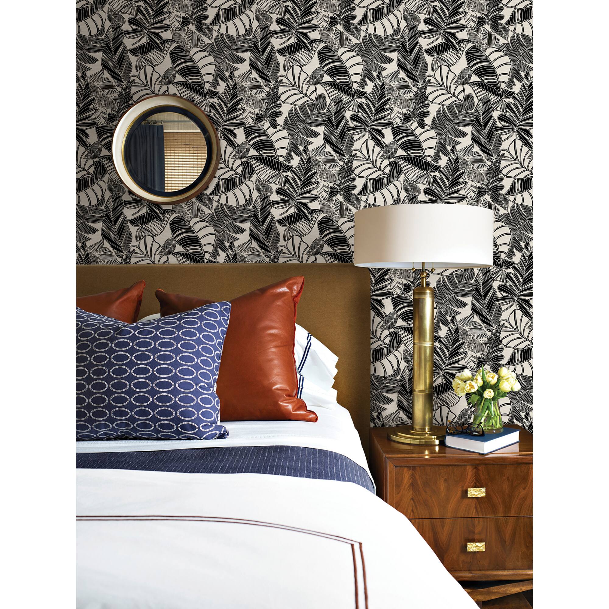 My Style Pindo Wood Cut Palm Peel & Stick Wallpaper